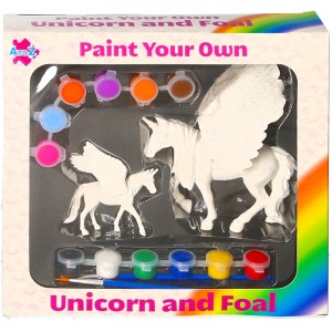 PAINT YOUR OWN UNICORN AND FOAL